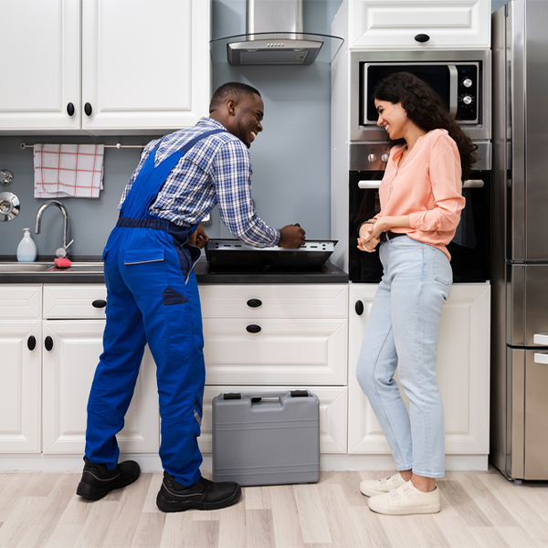 what kind of warranty do you offer on your cooktop repair services in Washington County